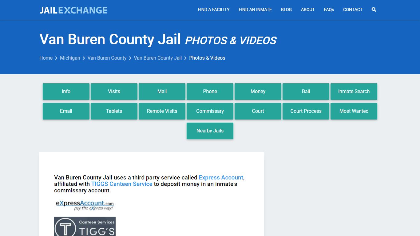 Photos & Videos - Van Buren County Jail, MI - Jail Exchange